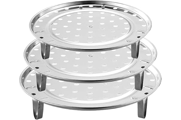 架,不锈钢蒸笼架,圆形烹饪架,不锈钢蒸笼架,厨房用圆形不锈钢蒸锅架(3